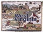 State of West Virginia Tapestry Throw